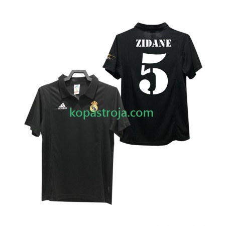 Billiga Fotbollströjor Real Madrid ZIDANE 5 2003 Retro Borta tröja 2002 Kortärmad